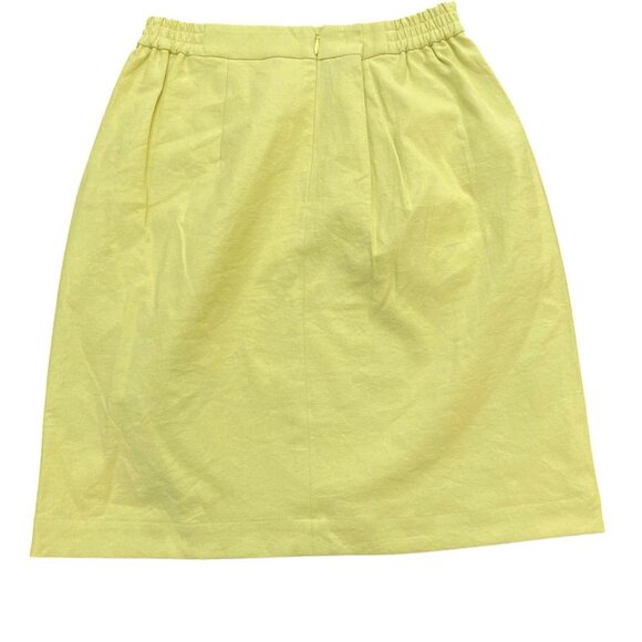 Lemon Yellow A-Line Skirt – FREDY & GLOSTER - Picture 3 of 4
